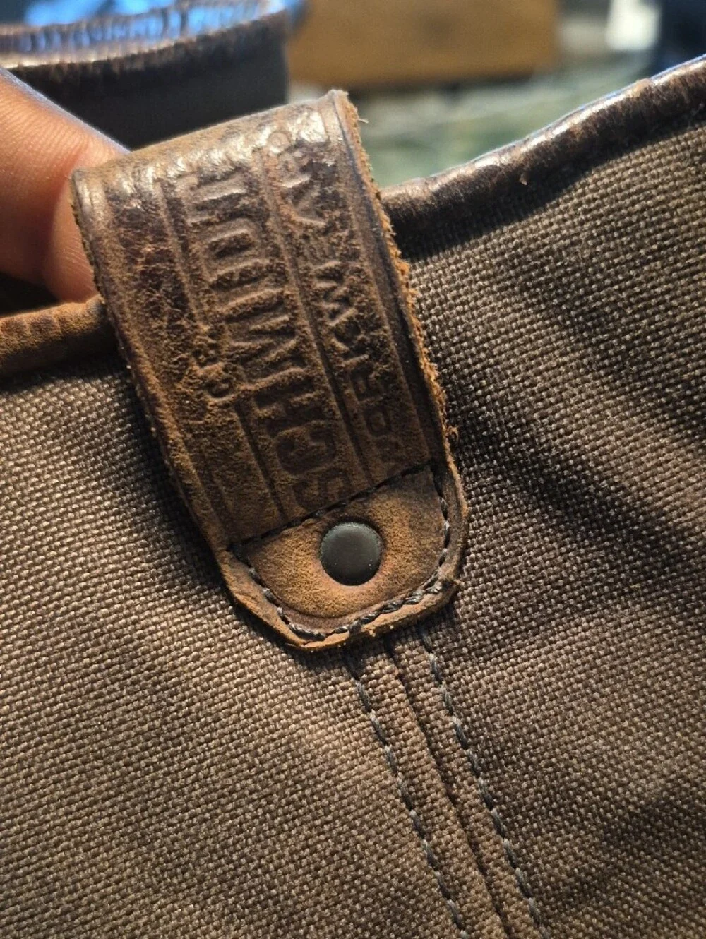Men's Brown Pull-On Work Boots